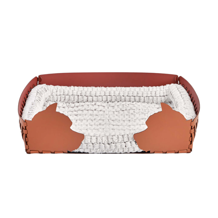 Panier en cuir pour animal de compagnie par Ekaterina Borovkova pour ADJ STYLE