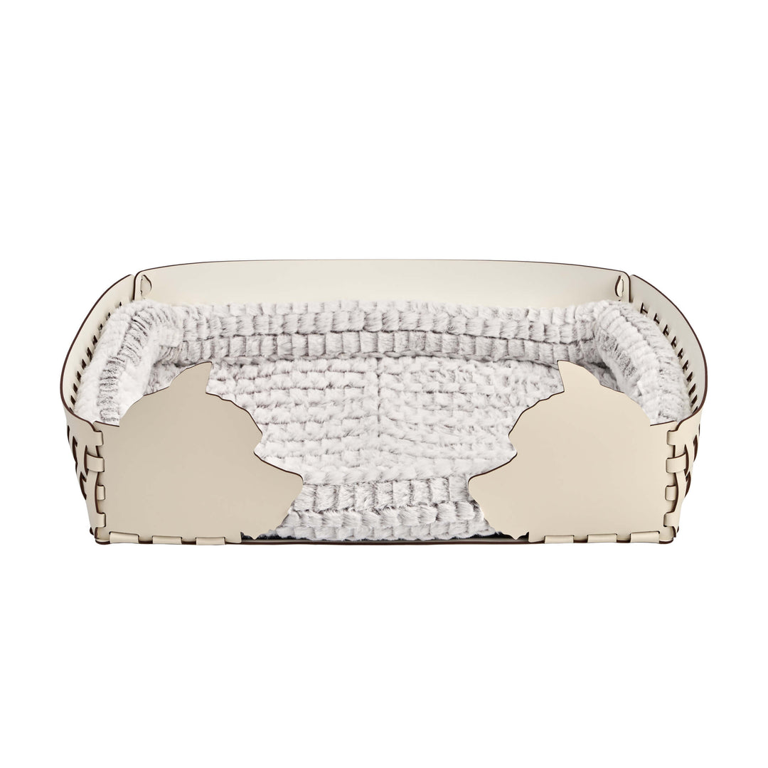 Panier en cuir pour animal de compagnie par Ekaterina Borovkova pour ADJ STYLE