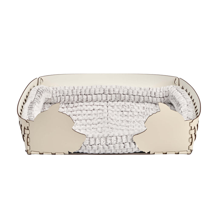 Panier en cuir pour animal de compagnie par Ekaterina Borovkova pour ADJ STYLE