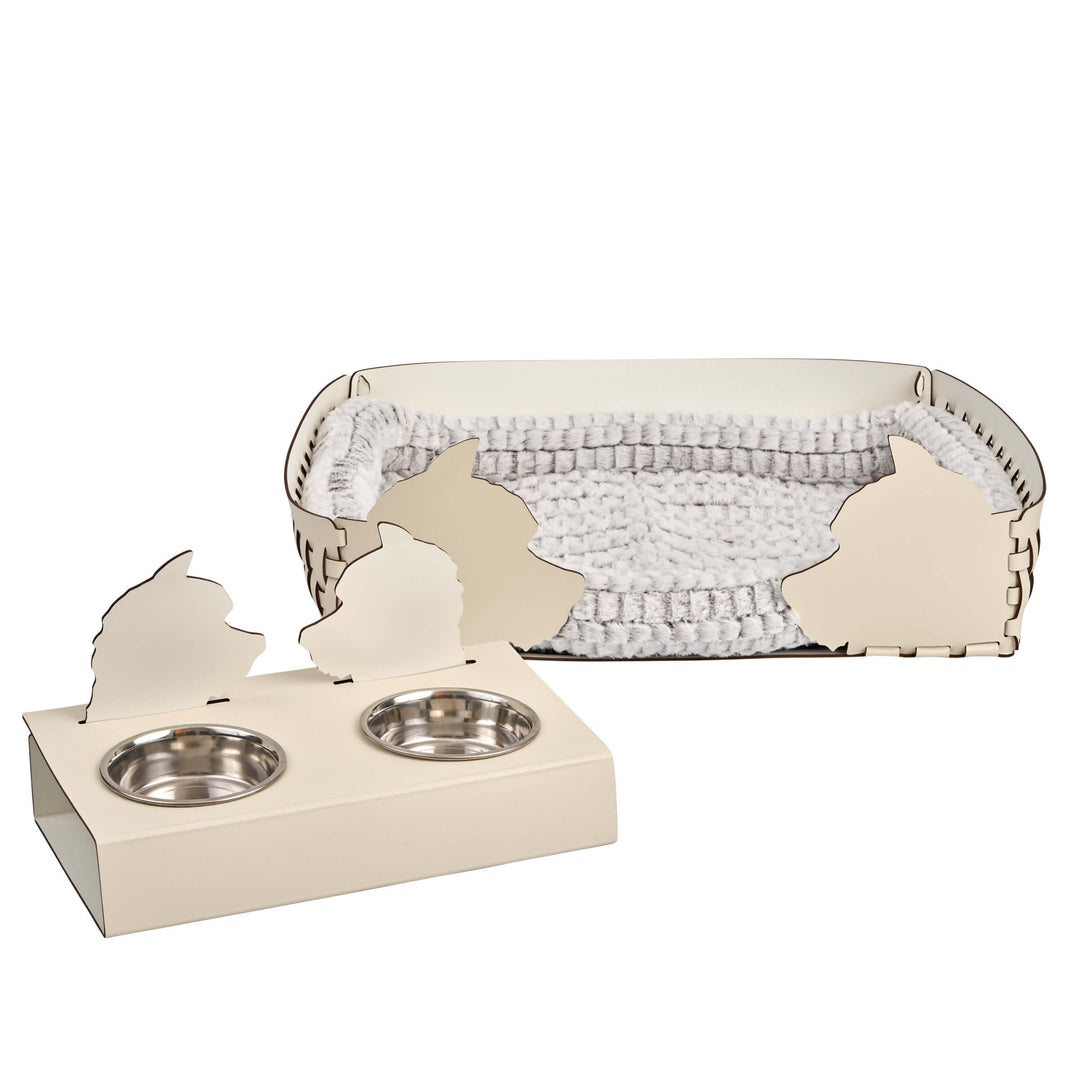 Panier en cuir pour animal de compagnie par Ekaterina Borovkova pour ADJ STYLE