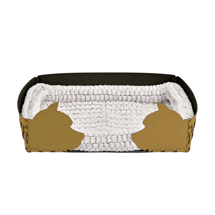 Panier en cuir pour animal de compagnie par Ekaterina Borovkova pour ADJ STYLE