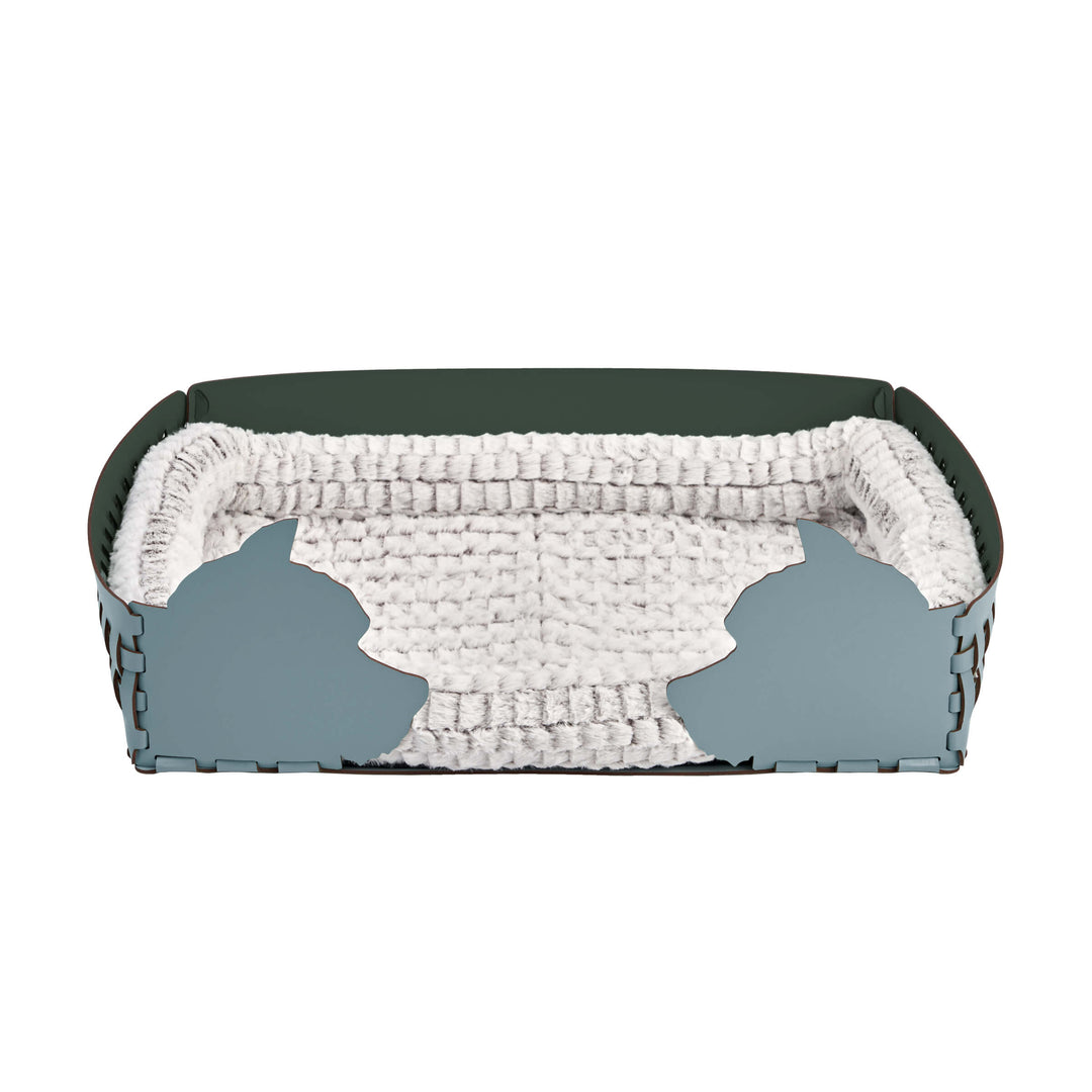 Panier en cuir pour animal de compagnie par Ekaterina Borovkova pour ADJ STYLE