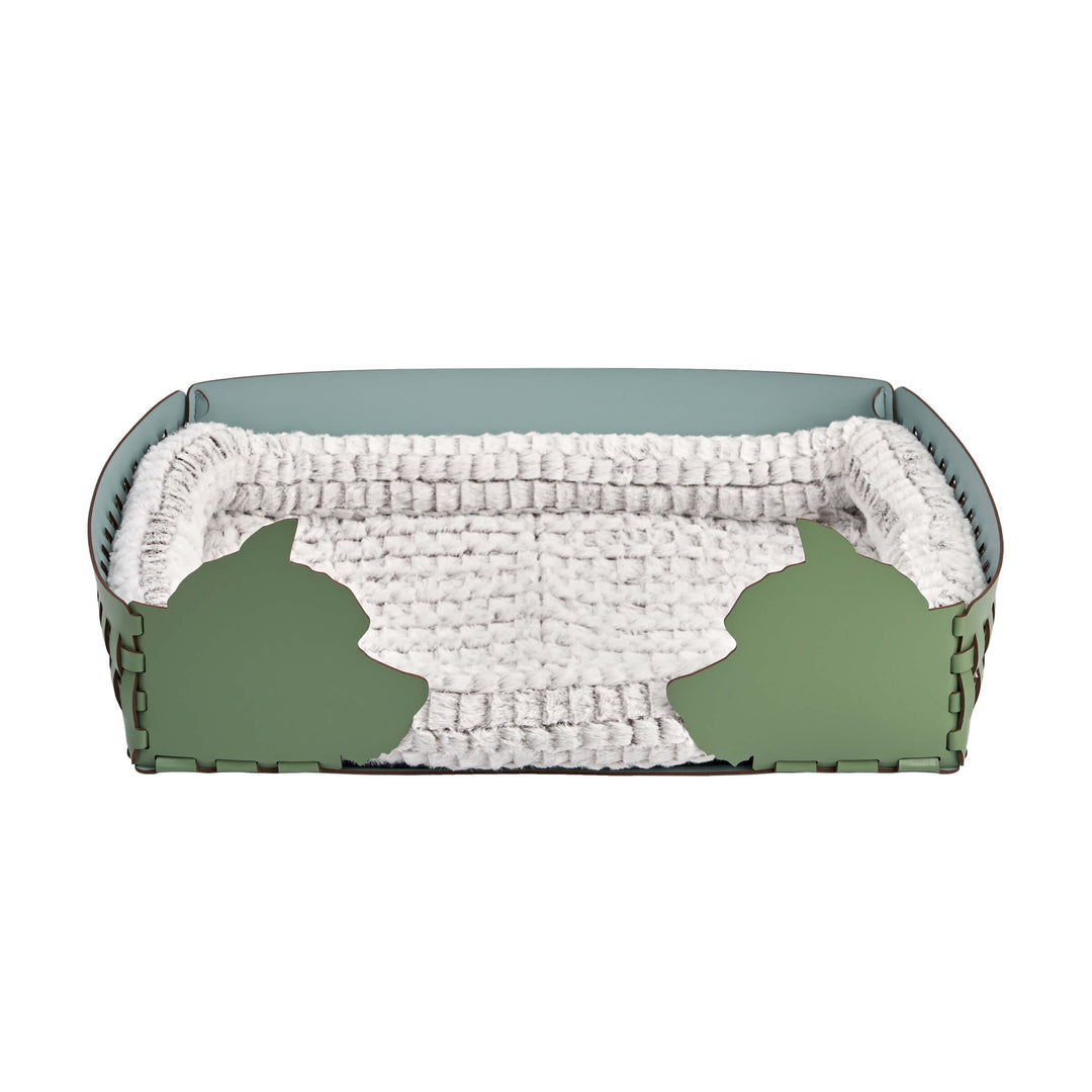 Panier en cuir pour animal de compagnie par Ekaterina Borovkova pour ADJ STYLE