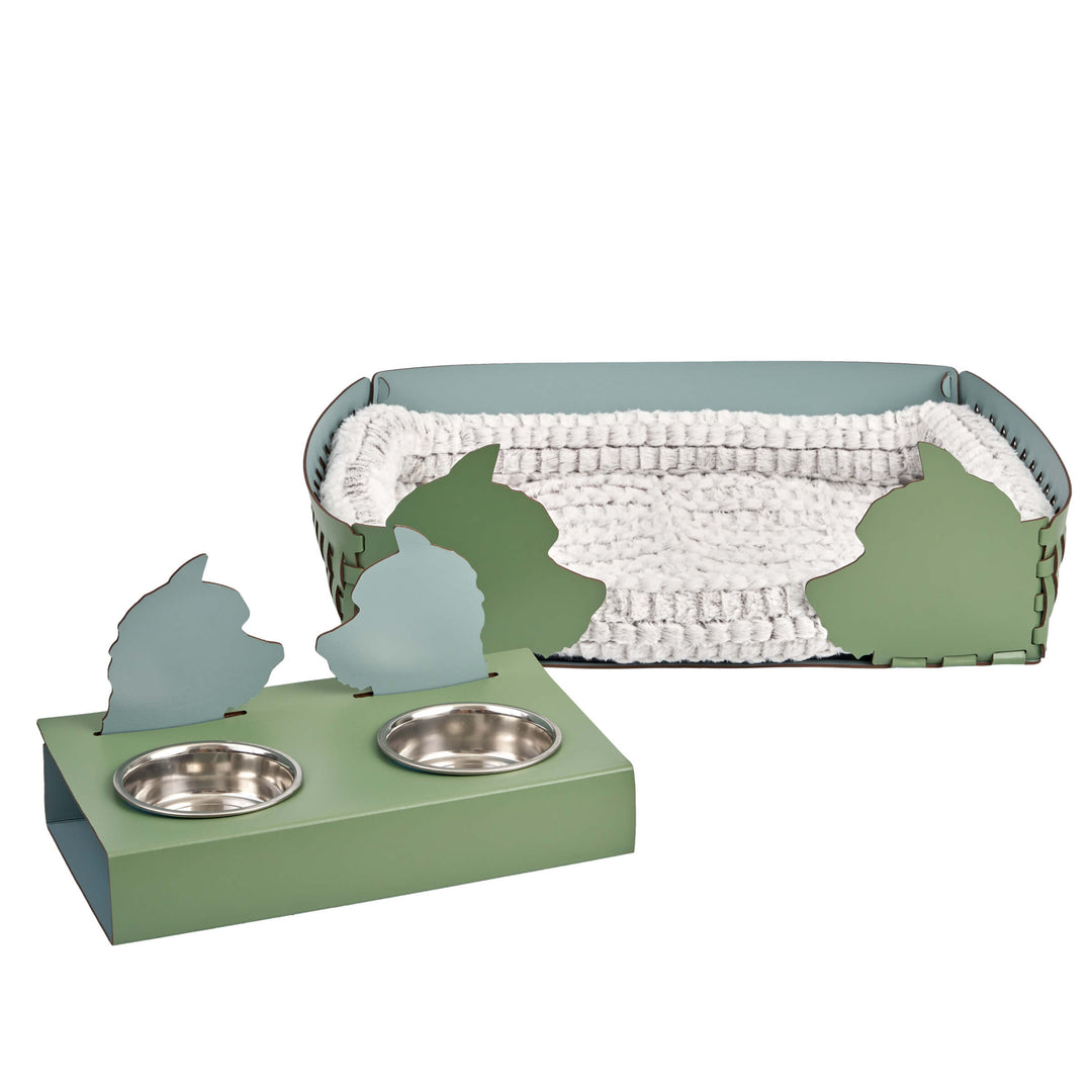 Panier en cuir pour animal de compagnie par Ekaterina Borovkova pour ADJ STYLE