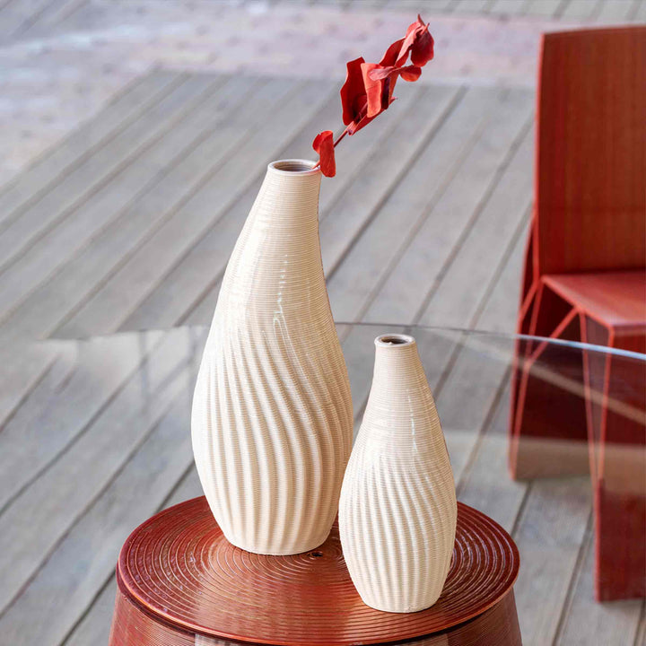 3D Printed Vase BORA Set of Two by Mediterranea Design