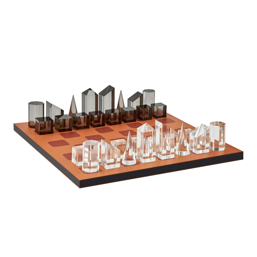 Tablero de ajedrez de cuero por Ekaterina Borovkova para ADJ STYLE