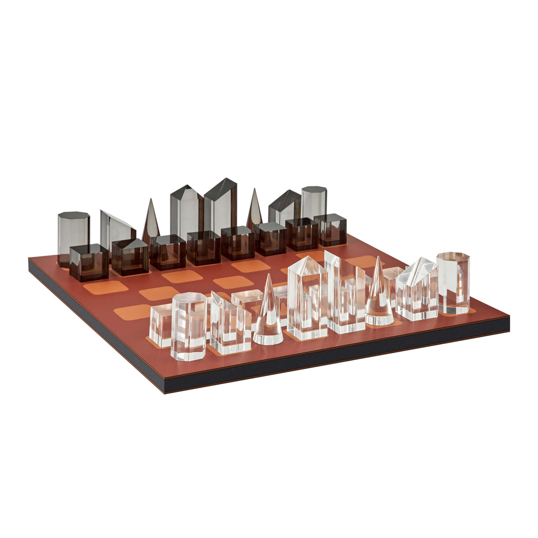 Tablero de ajedrez de cuero por Ekaterina Borovkova para ADJ STYLE