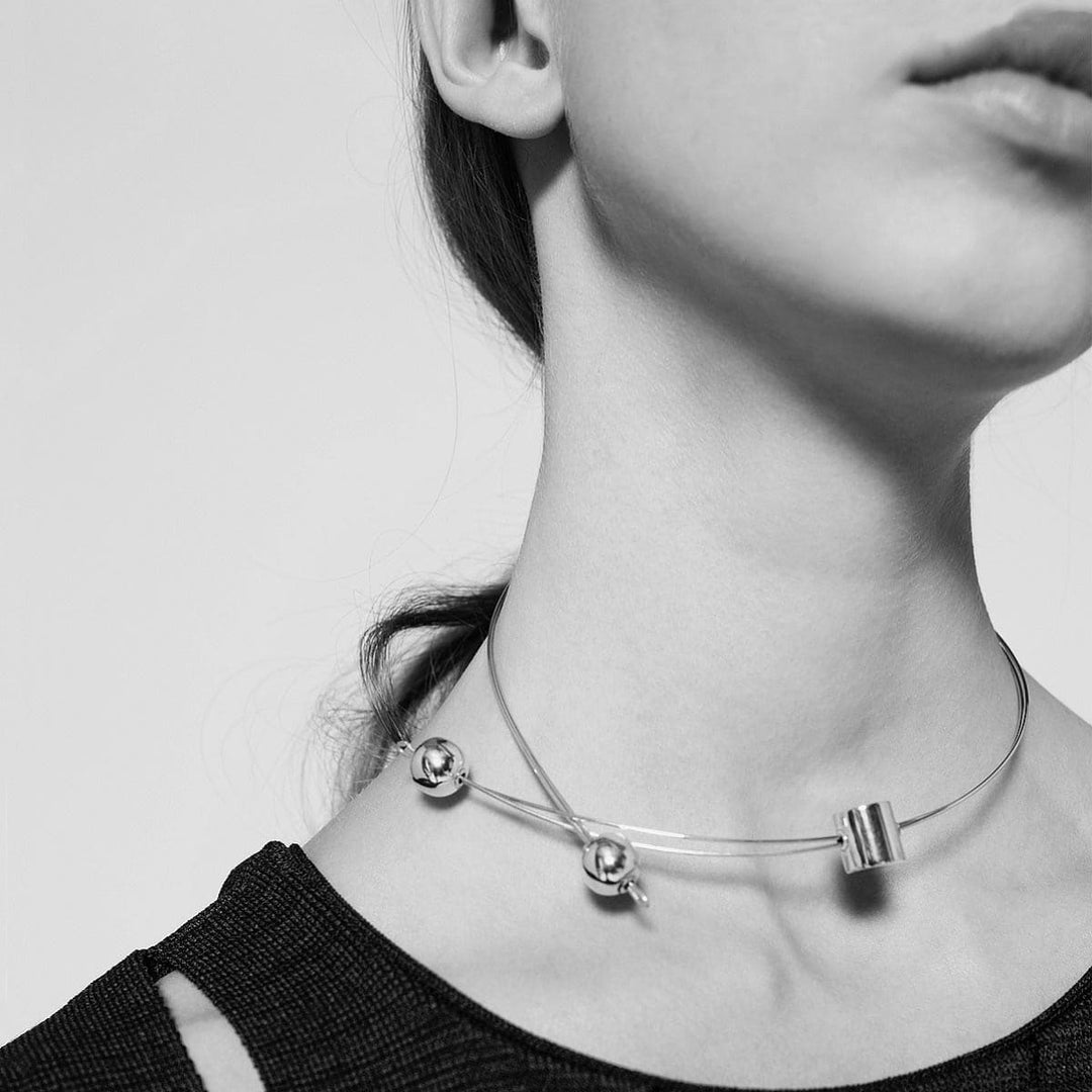 925 Silver Necklace ARCO by Afra&Tobia Scarpa 03