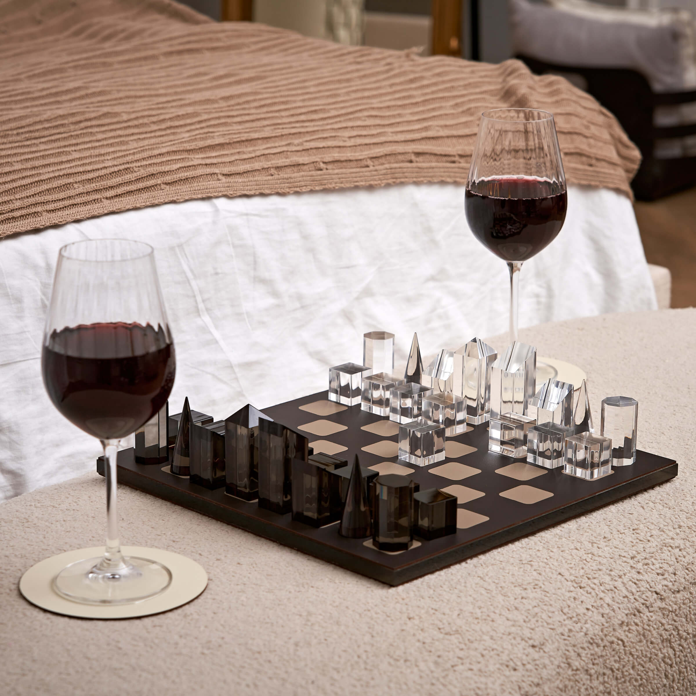 Leather CHESS BOARD by Ekaterina Borovkova for ADJ STYLE. Shop on