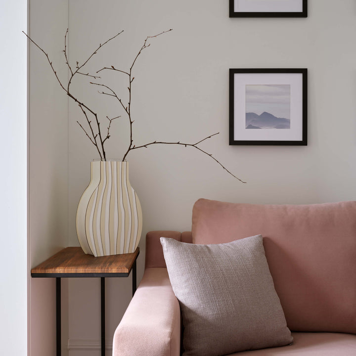 Leder-Dekorationsobjekt VASE OTTO GRAPHIC von Gianpaolo Venier für ADJ STYLE