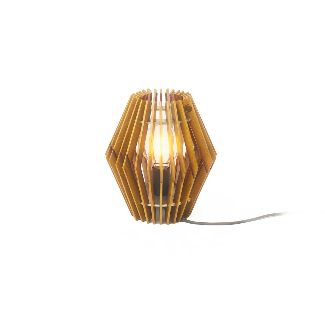 Wood Table Lamp ALES by Andrea Riva, Francesco De Luca, Caia Rossa for Winetage 02