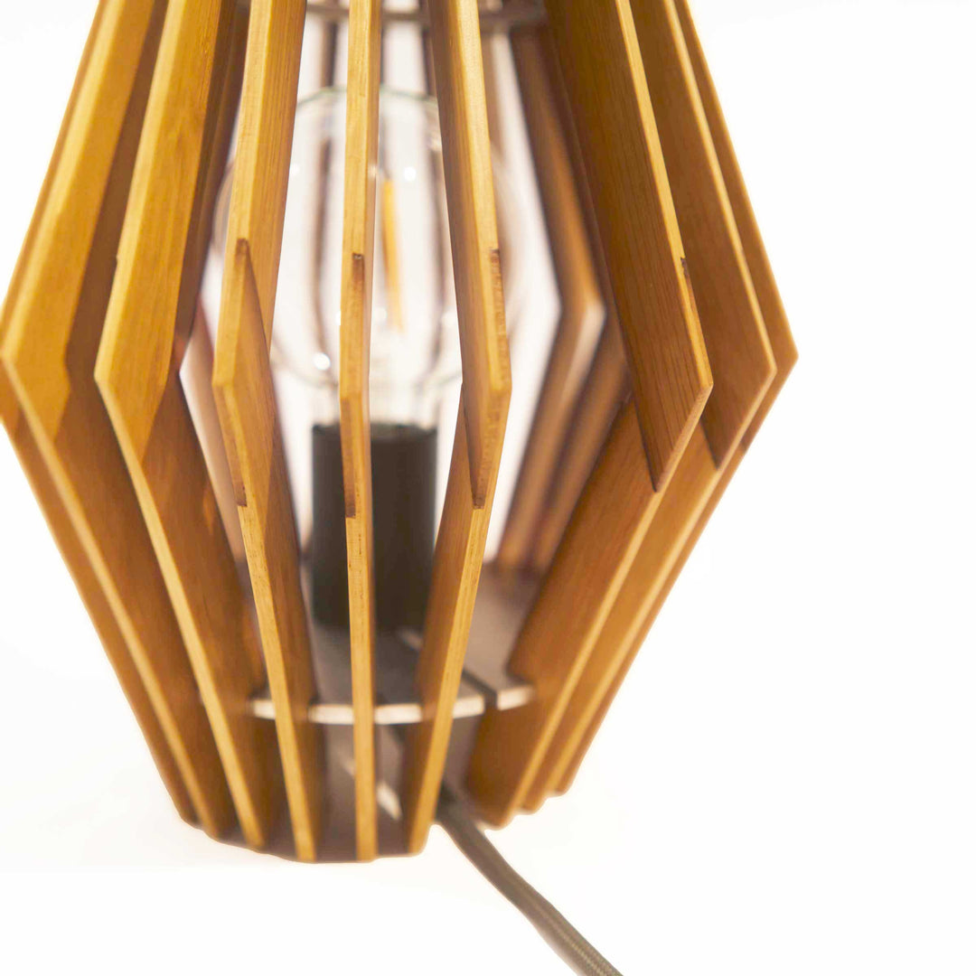 Wood Table Lamp ALES by Andrea Riva, Francesco De Luca, Caia Rossa for Winetage 05