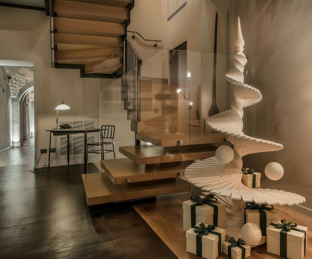 Sustainable Wood Christmas Tree ARBOR 180 cm by Inventoom