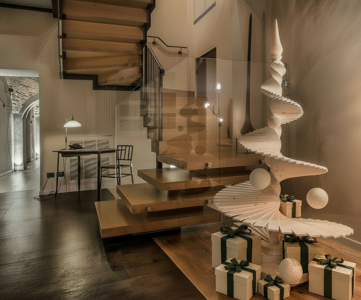 Sustainable Wood Christmas Tree ARBOR 180 cm by Inventoom