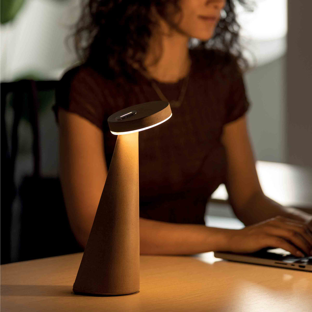 Portable Adjustable and Rechargable Lamp VITA D TABLE by Serena Vinciguerra for Nature Light