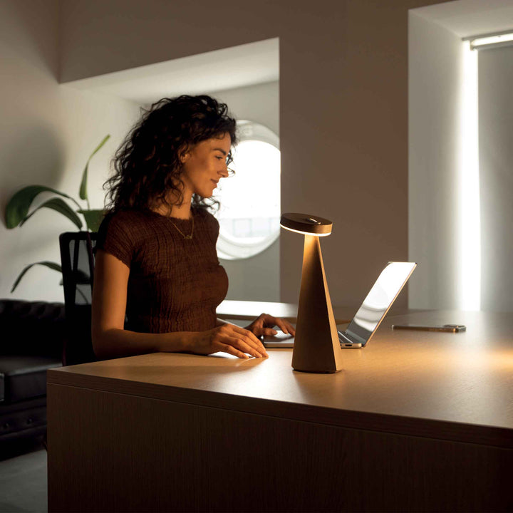 Portable Adjustable and Rechargable Lamp VITA D TABLE by Serena Vinciguerra for Nature Light