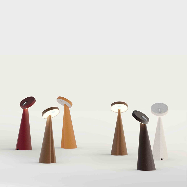 Portable Adjustable and Rechargable Lamp VITA D TABLE by Serena Vinciguerra for Nature Light