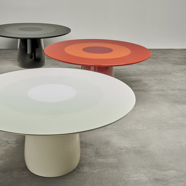 Glass Round Table ROUNDEL by Claesson Koivisto Rune for Baleri Italia