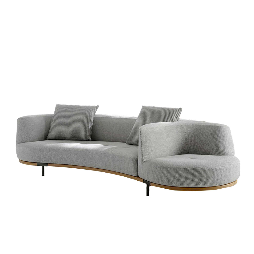 Curved Outdoor Sofa BORDONE by MyHome Collection (Copy) 01