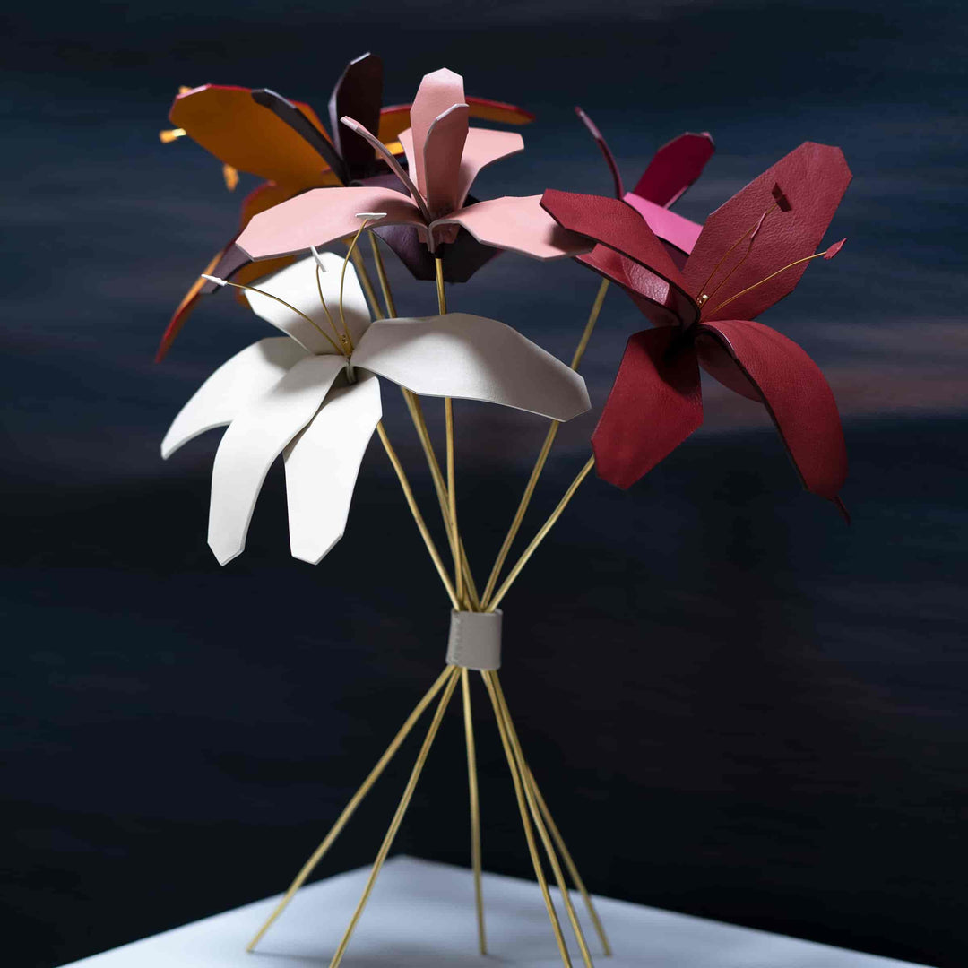 Leather Decorative Object ÈDEN by MARCO Atelier