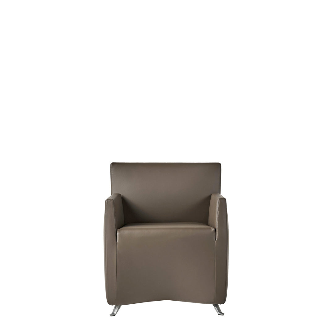 Armchair with Reclining Back CAPRICHAIR by Hannes Wettstein for Baleri Italia