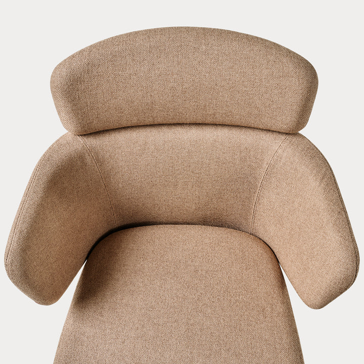 Upholstered Lounge Armchair KIN LOUNGE by Radice Orlandini Designstudio for Baleri Italia