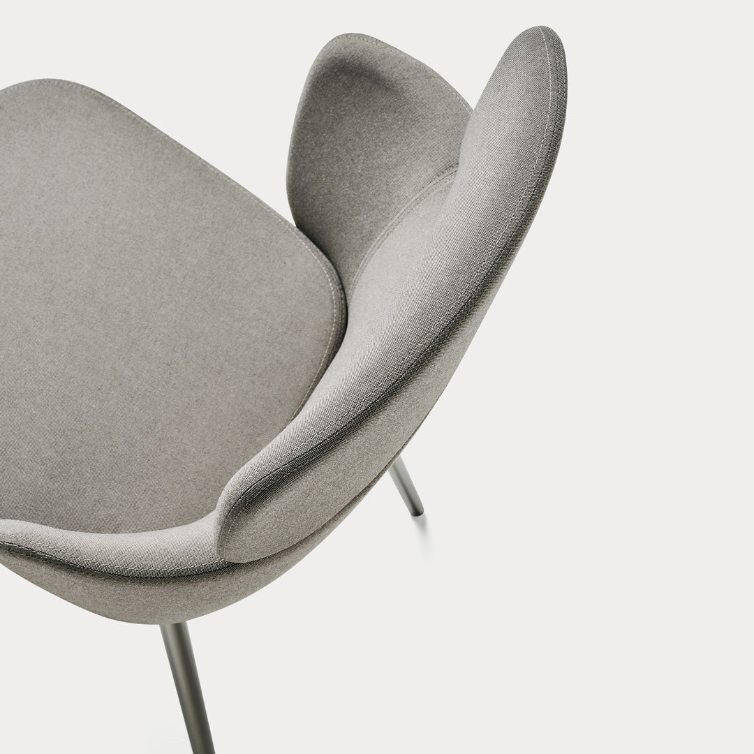 Upholstered Chair KIN by Radice Orlandini Designstudio for Baleri Italia