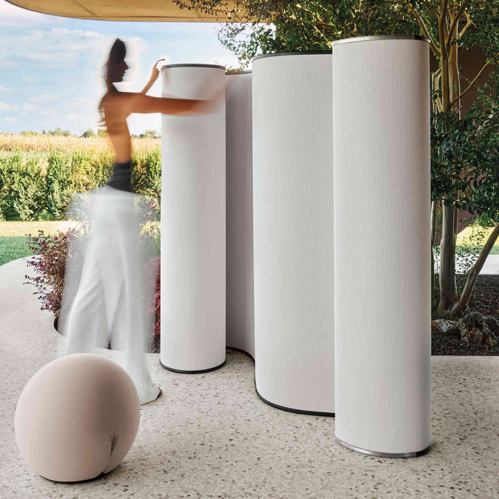 Carteles de cartón y pantalla de aluminio CARTOONS por Luigi Baroli para Baleri Italia