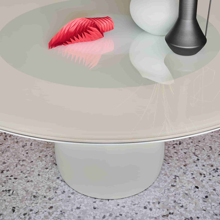 Glasrunder Tisch ROUNDEL von Claesson Koivisto Rune für Baleri Italia