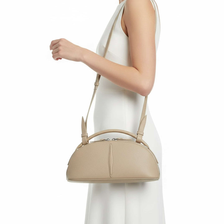 Leather Crossbody Bag ORBITA by Buti Pelletterie