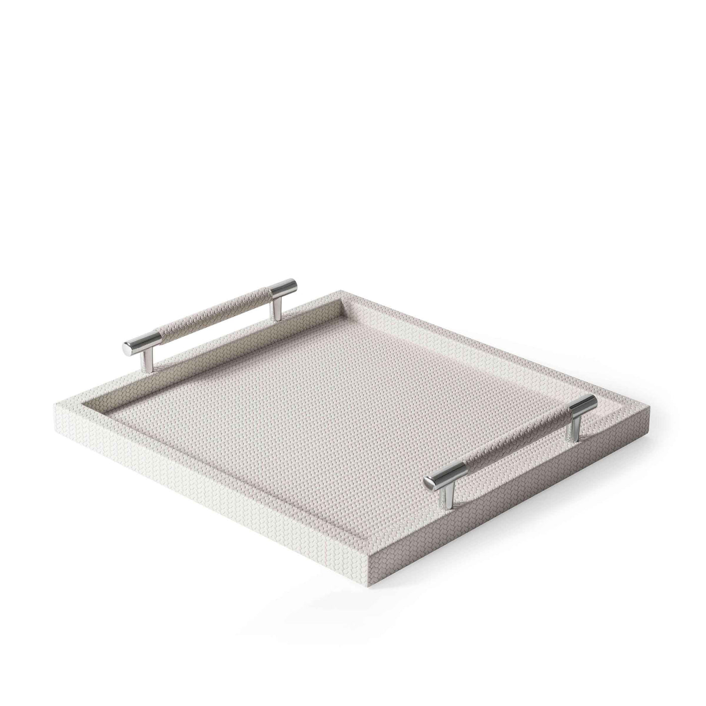 Square Leather Tray DEDALO by Pinetti 01