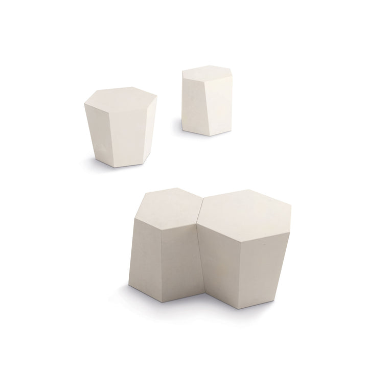Outdoor Side Table HEXAGON by Steven Holl for Horm 15