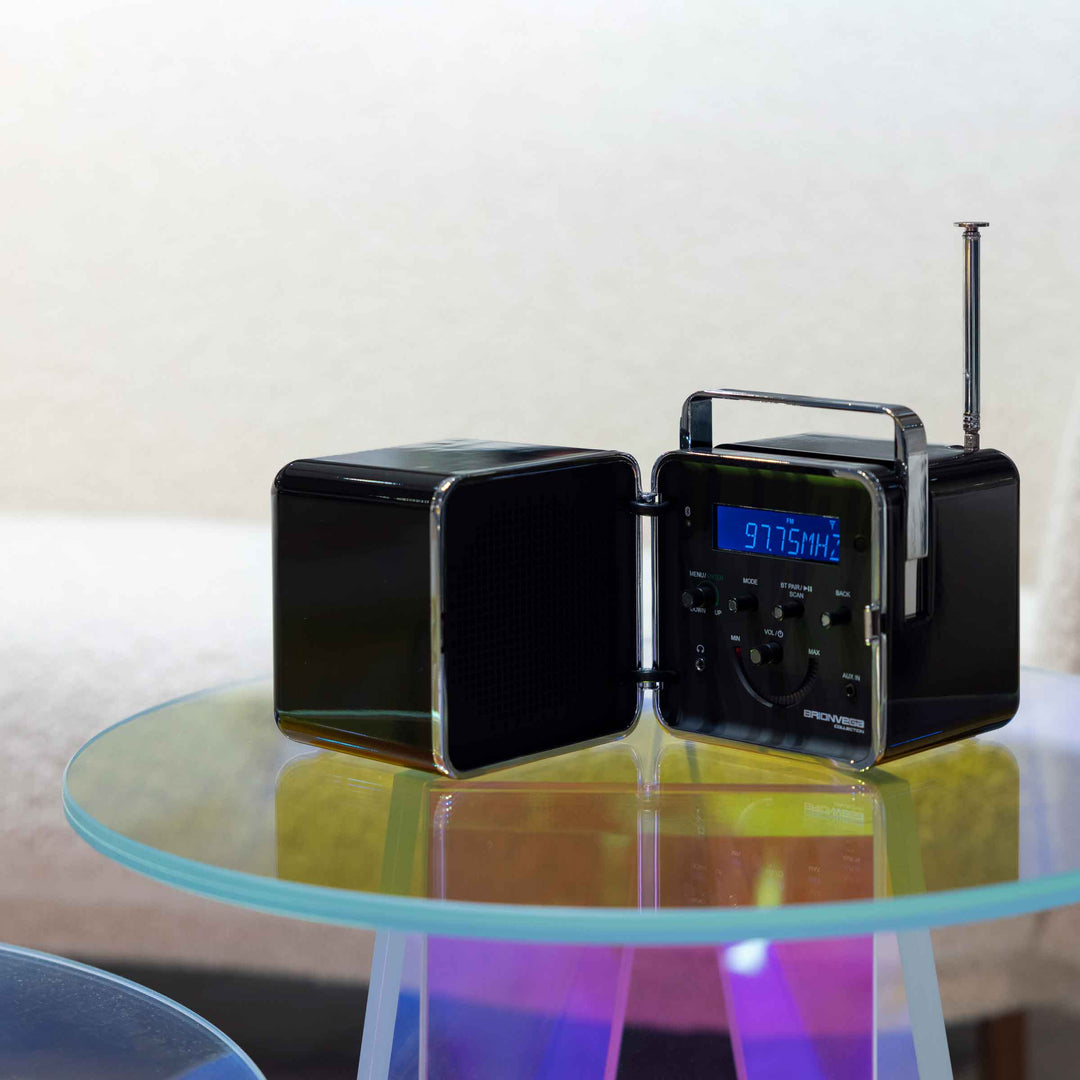 Rechargeable Bluetooth Radio RADIO.CUBO 50° by Richard Sapper & Marco Zanuso for Brionvega_12