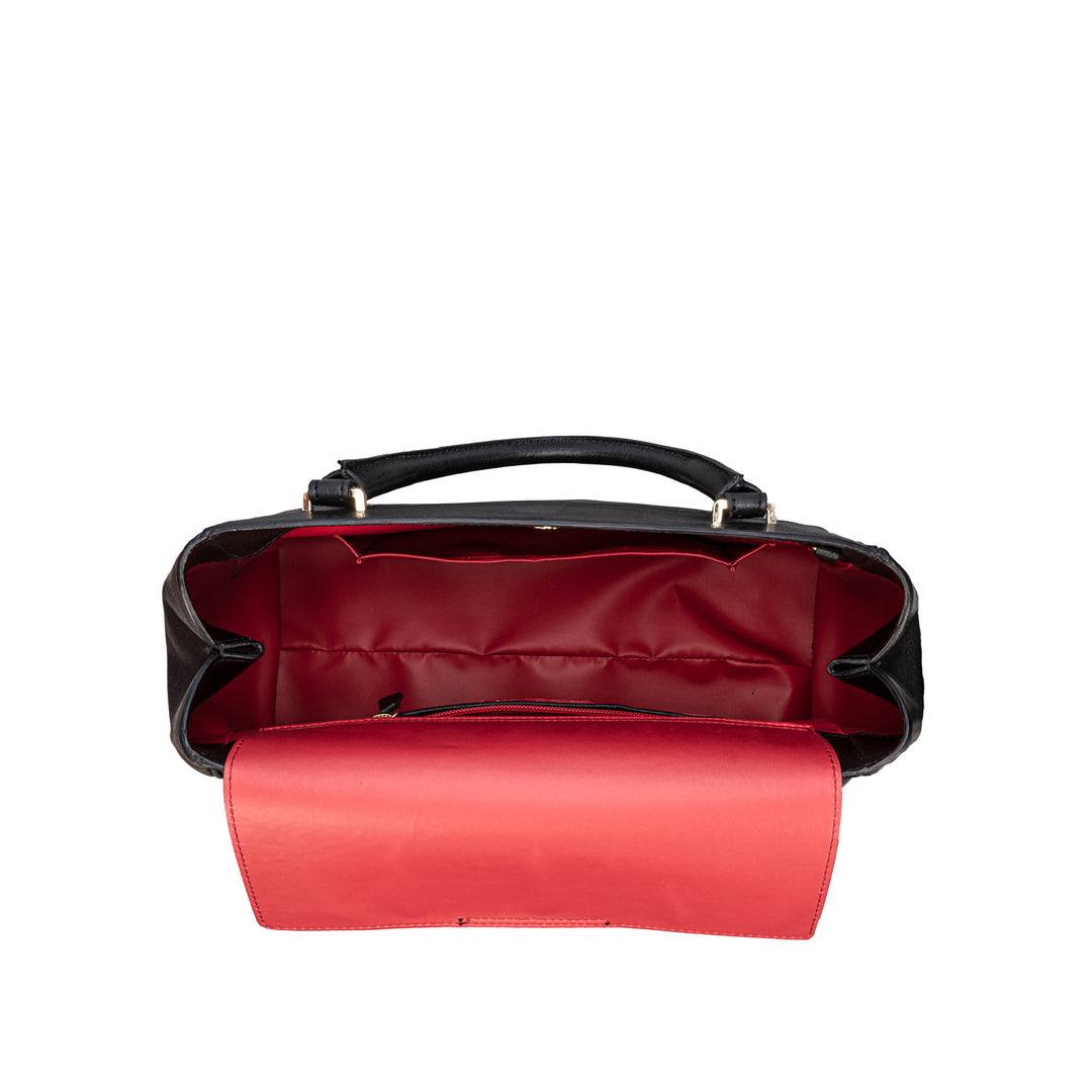 Top Handle Leather Bag AURORA by Buti Pelletterie 9