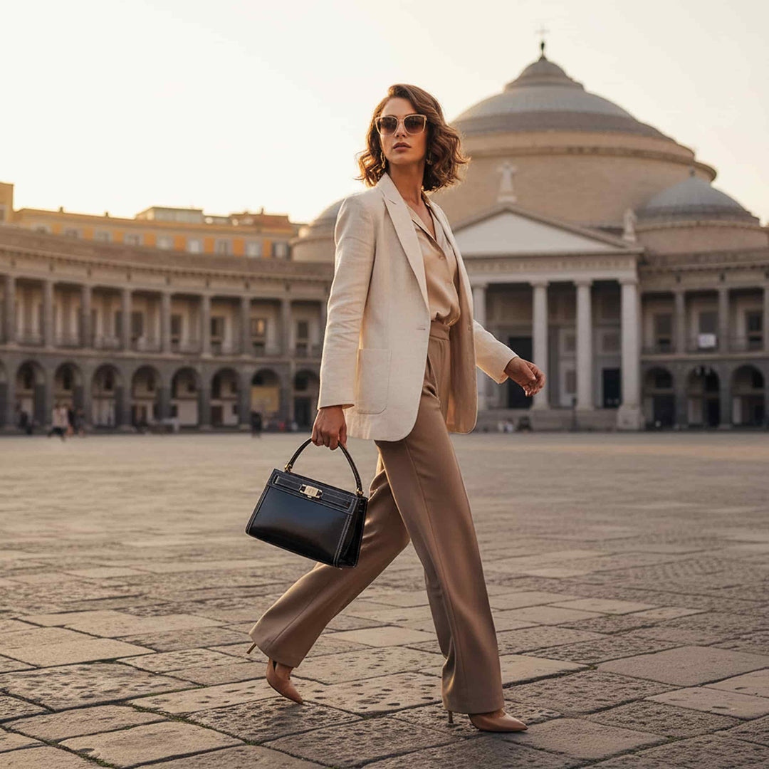 Sac à main en cuir OLIVIA 26 by Buti Pelletterie