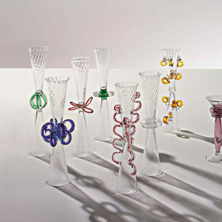 Blown Glass Collection Flute BABAL by Borek Sipek for Driade 03