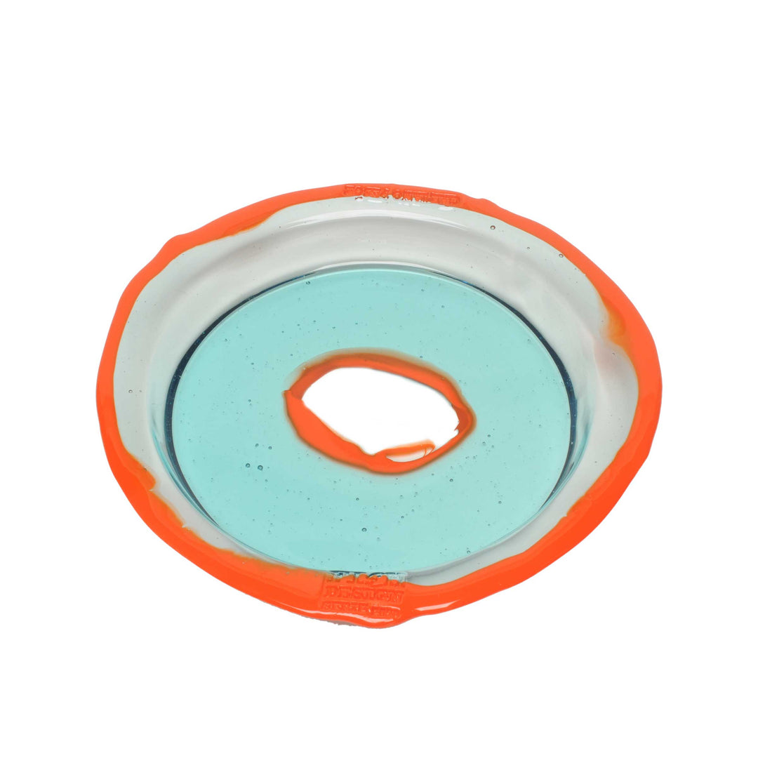 Resin Round Tray TRY-TRAY Light Blue by Gaetano Pesce for Fish Design 02