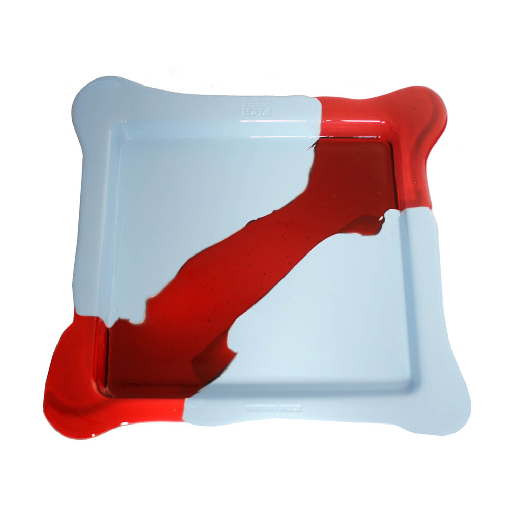 Resin Square Tray TRY-TRAY Light Blue by Gaetano Pesce for Fish Design 02