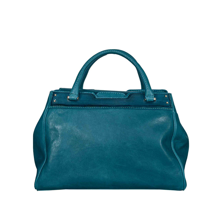 Top Handle Leather Bag AURORA by Buti Pelletterie 10