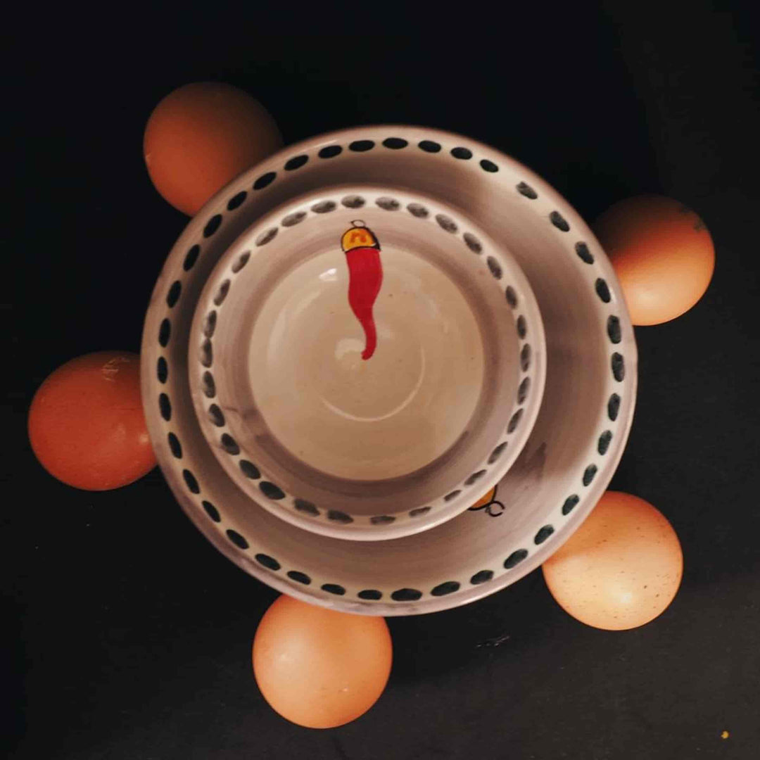 Ceramic Bowl VIETRI - FORTUNA by Germana Scapellato for Wtfb