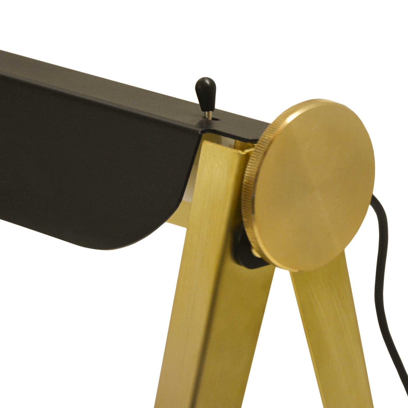 Brass Table Lamp CAVALLETTO by Hi.Project for Brillamenti 08