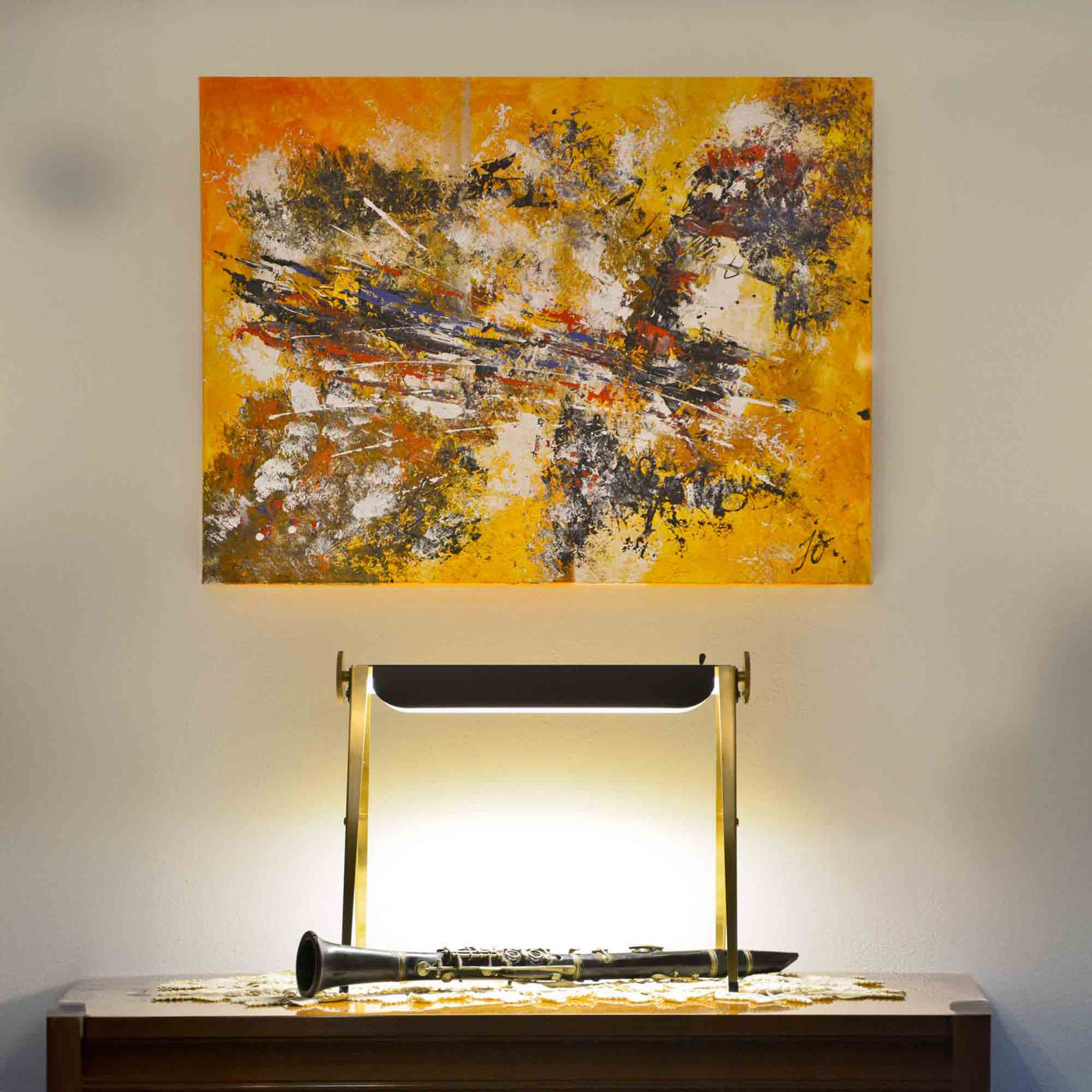 Brass Table Lamp CAVALLETTO by Hi.Project for Brillamenti 05