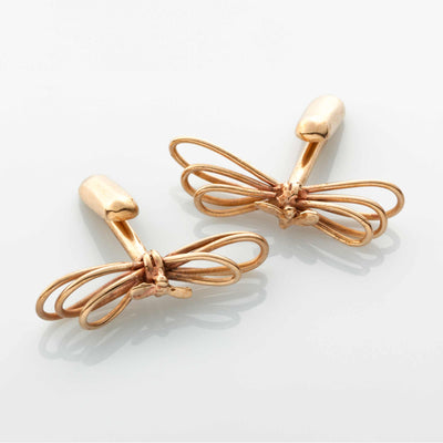Bronze Cufflinks VOLI PICCOLI by Jessica Carroll for BABS Art Gallery - Limited Edition 02
