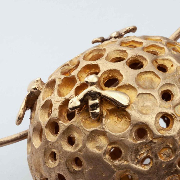 Bronze Necklace BEEHIVE by Jessica Carroll for BABS Art Gallery - Limited Edition 05