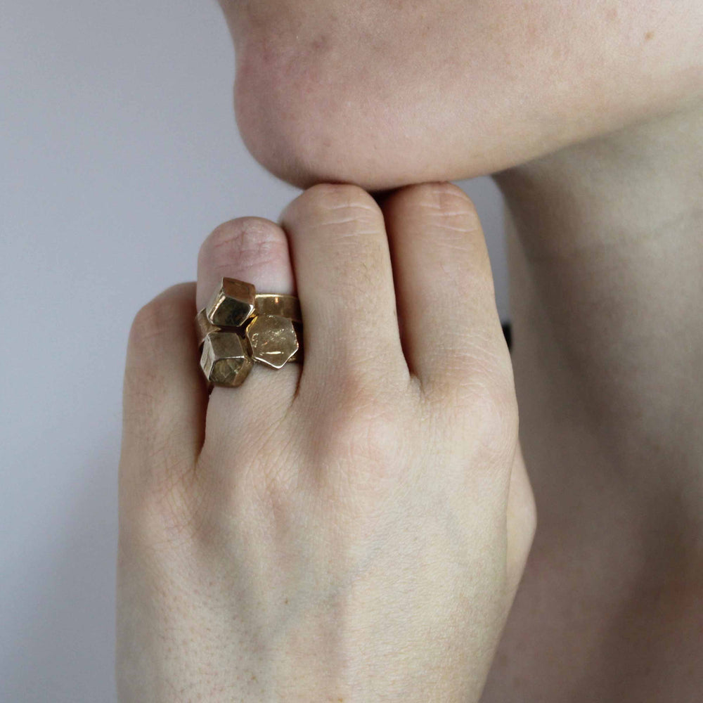 Bronze Ring CELLE by Jessica Carroll for BABS Art Gallery - Limited Edition 03