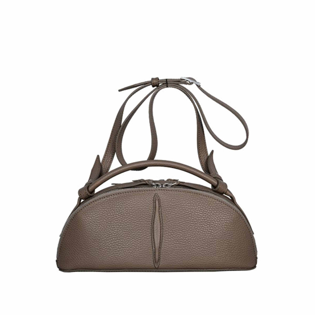 Leather Crossbody Bag ORBITA by Buti Pelletterie 05