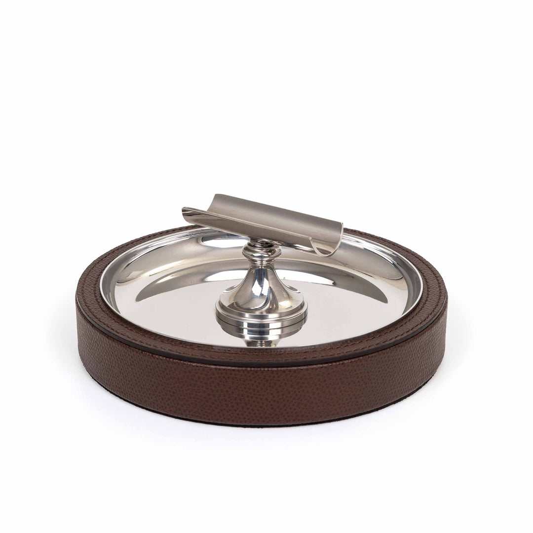 Leather Cigar ASHTRAY by Pinetti 01
