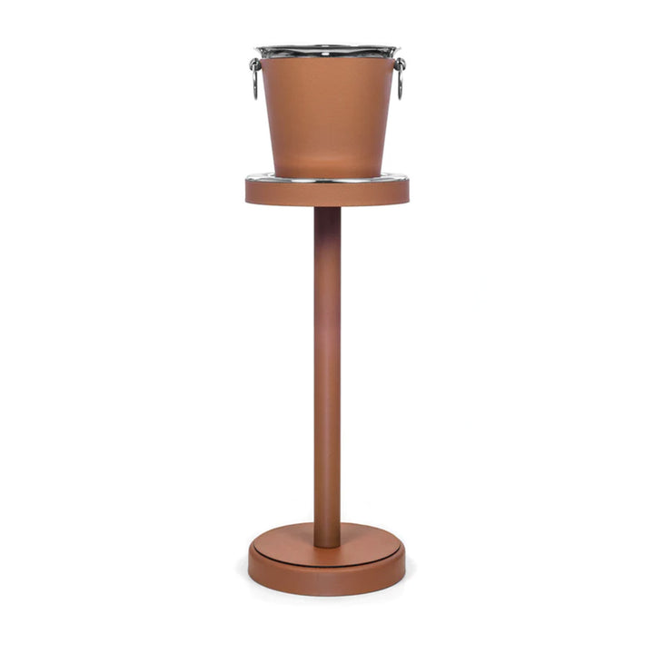 Leather ICE BUCKET Stand by Pinetti 03