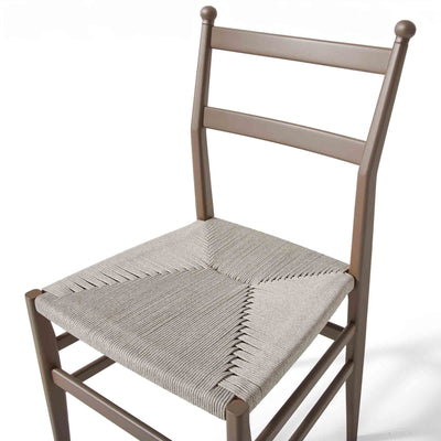 Chaise d'extérieur LEGGERA Orbettino Rope, conçue par Gio Ponti pour Cassina