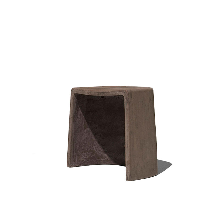 Stool Terracotta CAVE Tobacco by Mario Scairato for InternoItaliano 01